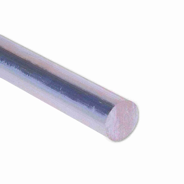 1-1/8" Diameter, 6061 Aluminum Round Rod, 10" Length, T6511, Extruded, 1.125 inch Dia